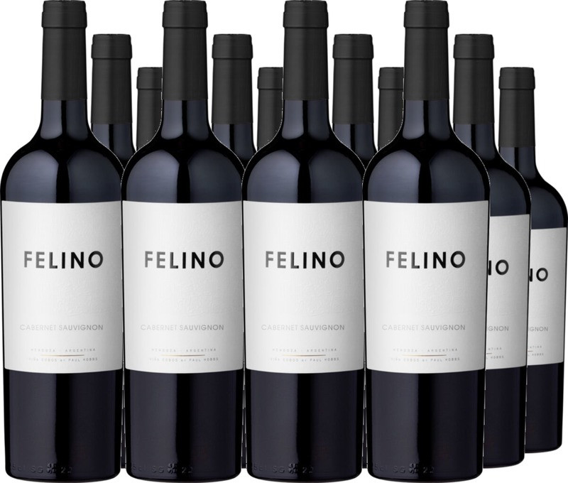 12 Voordeelpakket Vina Cobos 'Felino' Cabernet Sauvignon Mendoza