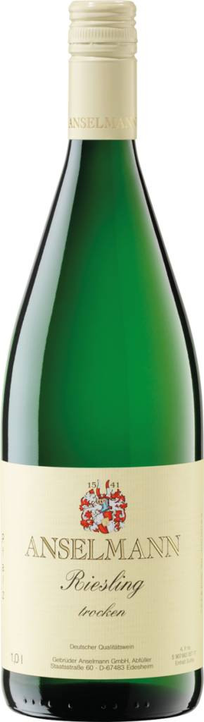Riesling Pfalz QbA trocken Weingut Anselmann Pfalz
