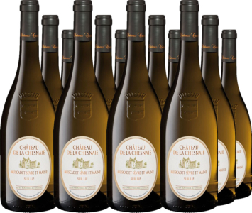 12 Voordeelpakket Château de la Chesnaie Muscadet Sèvre-et-Maine sur Lie